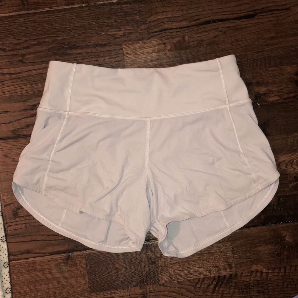 White Lululemon Shorts